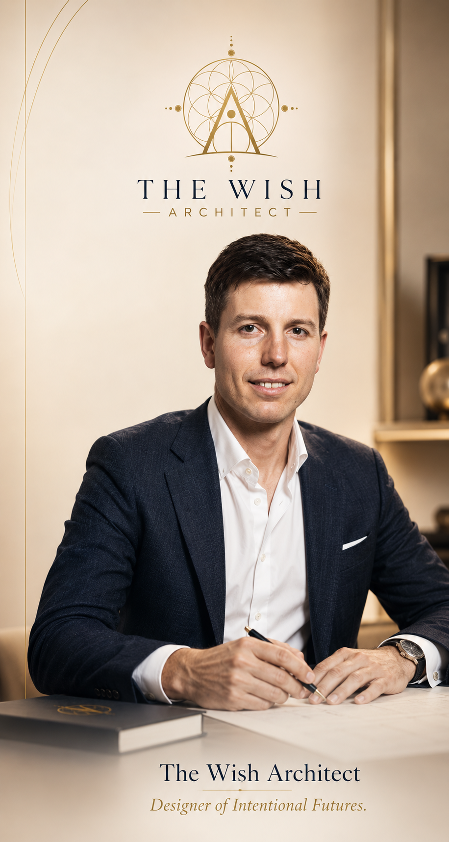 Portrait of the founder of The Wish Architect, Designer of Intentional Futures